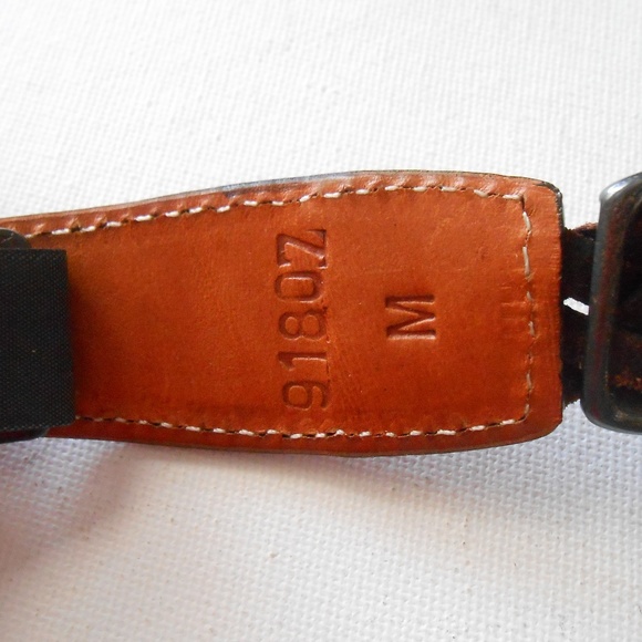 Woven Leather Concho Belt - Picture 4 of 7